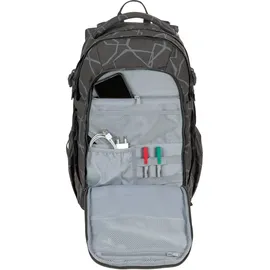 Lässig Bold Origin Schulrucksack mit Reflektoren und höhenverstellbarem Rückenteil/School Backpack Bold Edges grey