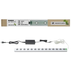 PARUS Pflanzenlampe Indoor plants, Leuchtmittel für Pflanzen, Grow White Spektrum, Wall Spot 90cm, Abstrahlwinkel 60°
