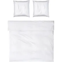 Möve Noblesse White/Light Blue 200 x 200 cm + 2 x 80 x 80 cm