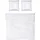 Möve Noblesse White/Light Blue 200 x 200 cm + 2 x 80 x 80 cm