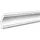 PROFHOME DECOR Deckenleiste PROFHOME Weiß 2 St. 200 x 9 x 7,2 cm