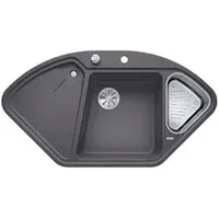 Blanco Delta II felsgrau + Excenterbetätigung + InFino