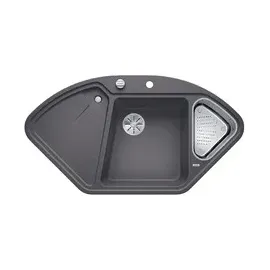 Blanco Delta II felsgrau + Excenterbetätigung + InFino