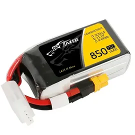 Tattu Modellbau-Akkupack (LiPo) 11.1 v 850 mAh Zellen-Zahl: 3 75 C Softcase XT30