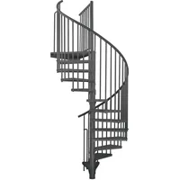 Minka Außenspindeltreppe Rondo 38 - 305,5 cm Zink