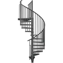 Minka Außenspindeltreppe Rondo 38 - 305,5 cm Zink