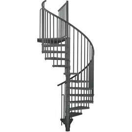 Minka Außenspindeltreppe Rondo 38 - 305,5 cm Zink