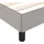 vidaXL Bettgestell 100 x 200 cm Hellgrau