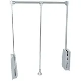Emuca Kleiderstange 450-600 x 0 x 0 Silber