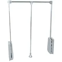 Emuca Kleiderstange 450-600 x 0 x 0 Silber