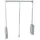 Emuca Kleiderstange 450-600 x 0 x 0 Silber