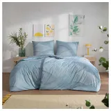 Estella Bettwäsche Phoenix taube 135x200 cm + 80x80 cm - grün