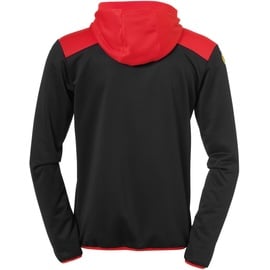 Kempa Emotion 2.0 1/4-Zip Hoodie schwarz/rot/gelb 3XL