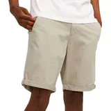 JACK & JONES Herren Chino Shorts Regular Fit 12165604,Crockery,XS
