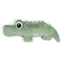 Done by Deer Kuscheltier Medium Croco Grün - Baby Teddybär, 65 x 27 cm - Stoff: 100% Polyester. Füllung: 100% Polyesterfasern (recycelt) mit PP-Perlenbeutel