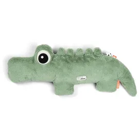 Done by Deer Kuscheltier Medium Croco Grün - Baby Teddybär, 65 x 27 cm - Stoff: 100% Polyester. Füllung: 100% Polyesterfasern (recycelt) mit PP-Perlenbeutel