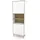 roba Morena Badschrank 66,4 x 195 x 32,5 cm Braun/Weiß