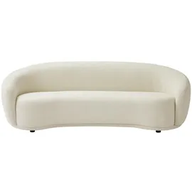 Pascal Morabito Sofa 3-Sitzer - Bouclé-Stoff - Beige - BOVANA von Pascal Morabito