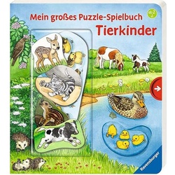 Mein grosses Puzzle Spielbuch – Tierkinder, Kinderbücher von Frauke Nahrgang