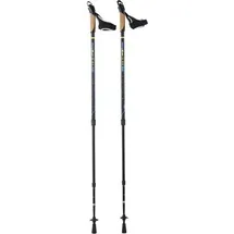 BungyPump Nordic Walkingstöcke SlimLine ONE SIZE Schwarz/Gelb/Blau