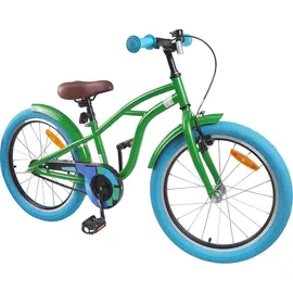 vidaXL Kinderfahrrad 18 Zoll RH 0 cm Grün
