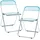 [en.casa] Stühle, Pornainen 2er Set Hellblau, transparent