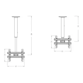 VCM Deckenhalterung cm 3 Mini