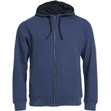 Clique Classic Kapuzenjacke blau M