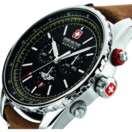 Swiss Military Afterburn Chronograph Leder 44 mm SMWGC0000301