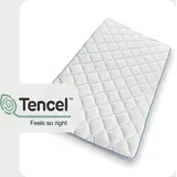 Topper 180x200 cm, Lyocell® Premium Bezug, 12 cm hoch, H4/H5 sehr hart Kaltschaum, Matratzentopper ideal für Ihre Boxspringbett. klebstofffrei