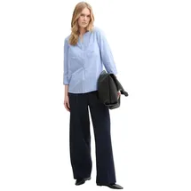 Tom Tailor Damen 1045249 Bluse, 37522-Blue Chambray Design, 44 - 44