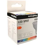 euroLighting LED Spot GU10 4000K, 6,5W Neutral Weiß 650lm mit Sonnenlichtspektrum/Vollspektrum, 3 Step Dimmbar (AN = 100% / 1X = 40% / 2X = 15% / 3X = 100%)
