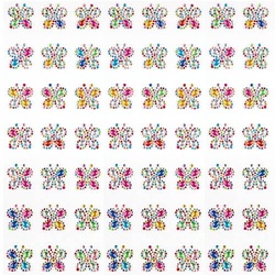 Sticker Schmuckstein Schmetterling (pro Set 20) Bastelbedarf Verzierung & Dekorationen