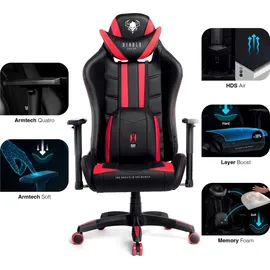 Diablo Chairs X-Ray Gaming Chair grau