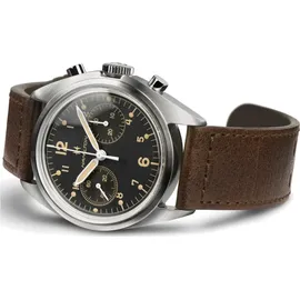 Hamilton Khaki Aviation Pioneer Mechanical Chrono Leder 40 mm H76409530