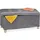 Relaxdays Sitzbank Samt Anthrazit 76 x 34 x 38 cm