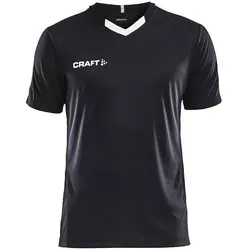 CRAFT Herren Trikot PROGRESS JERSEY CONTRAST, Black/White, XXL