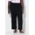Ulla Popken Pyjamahose uni schwarz 46/48