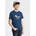 T-Shirt für Kinder Kurzarm mit Rundhalsausschnitt aus Baumwolle blau 140 10J