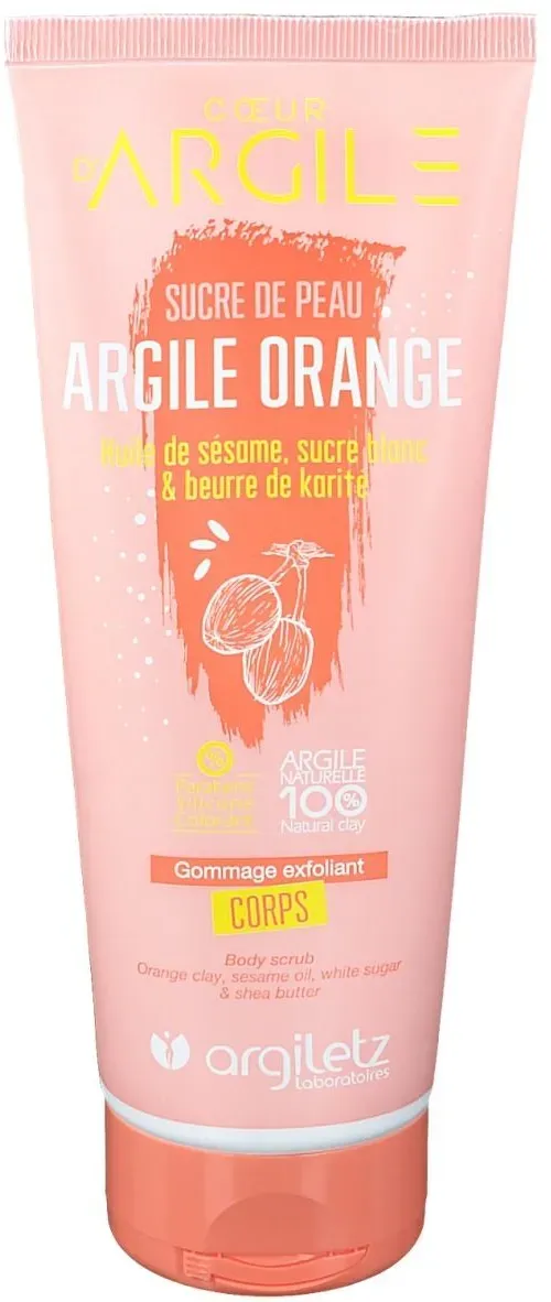 Argiletz Peeling Peeling Körper Lehm Orange