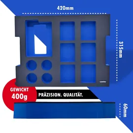 schwäble SCHWÄBLE® Schaumeinlage Schaumstoffeinlage f Bosch Akku-Starter-Set 12V GAL12-40