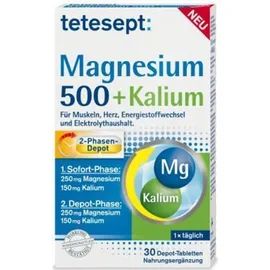 Merz Tetesept Magnesium 500 + Kalium Tabletten 30 St.