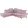 Home Affaire Ecksofa HOME AFFAIRE "Calypso L-Form", rosa (altrosa), B:259cm H:85cm T:227cm, 100% Polyester, Sofas, Ecksofa, mit Relaxfunktion motorisch im Sofa 2,5- Sitzer
