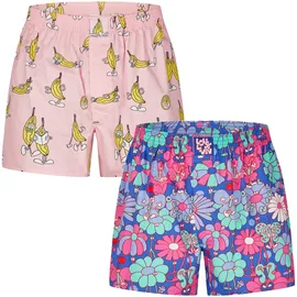 Lousy Livin Boxershorts 2 St. Blau/Pink M
