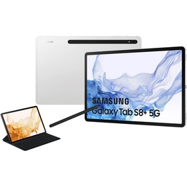 Samsung Galaxy Tab S8+ 12.4" 8 GB RAM 128 GB Wi-Fi silber