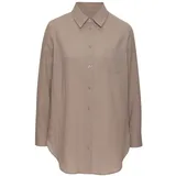 VIVANCE Hemdbluse taupe 38
