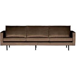 Rodeo Sofa 3-Sitzer Samt, Taupe