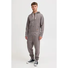 Blend Overall BLEND "Overall BHSalinho", Herren, Gr. L, N-Gr, grau (pewter mix), Obermaterial: 60% Baumwolle CO. 40% Polyester PES., Overalls Overall
