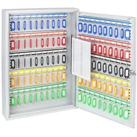 HMF Schlüsselschrank 55 x 38 x 8 cm Lichtgrau