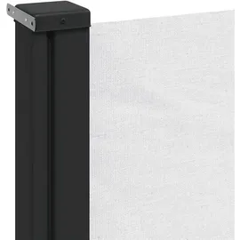 vidaXL Seitenmarkise 140 x 600 cm Weiß Polyester